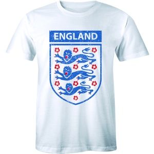 England Three Lions T-Shirt World Cup Team Pride